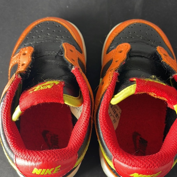 Nike DUNK LOW GS 'ORANGE BLAZE CACTUS'  Baby/Toddler Size 5C RARE - Picture 7 of 14